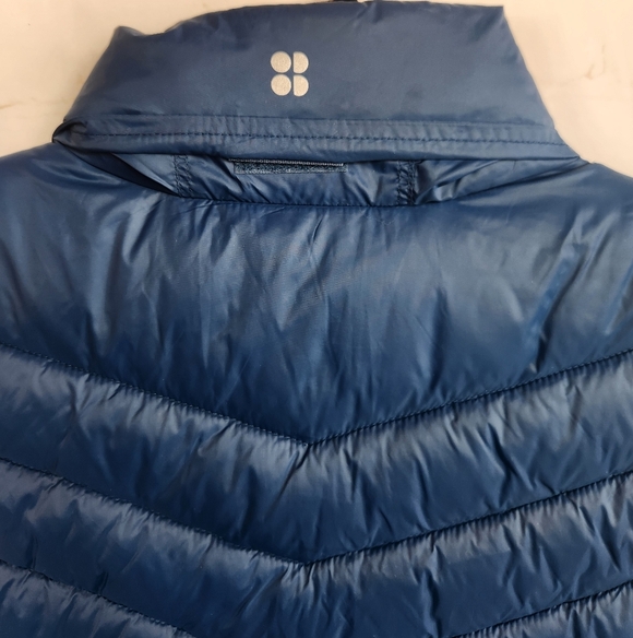 Sweaty Betty Activewear Accelerate Primaloft Puffer Running Gilet Vest Blue US 6 - Picture 6 of 15